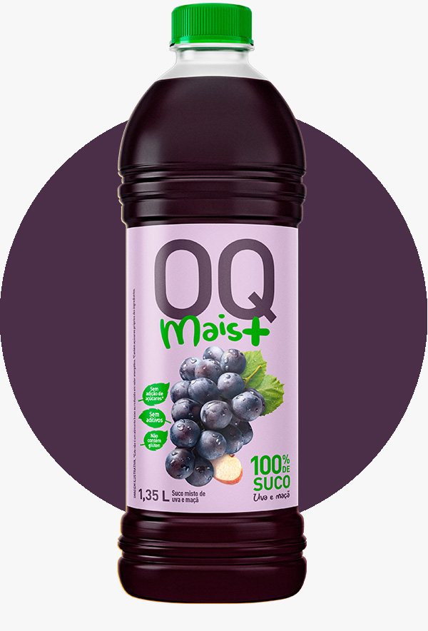 OQ MAIS+ UVA E MAÇÃ